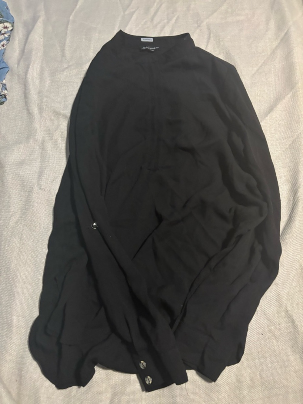 Black Long Sleeve Top